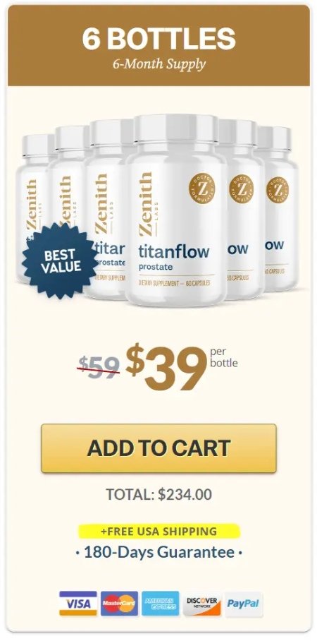 TitanFlow Buy 6 bottles